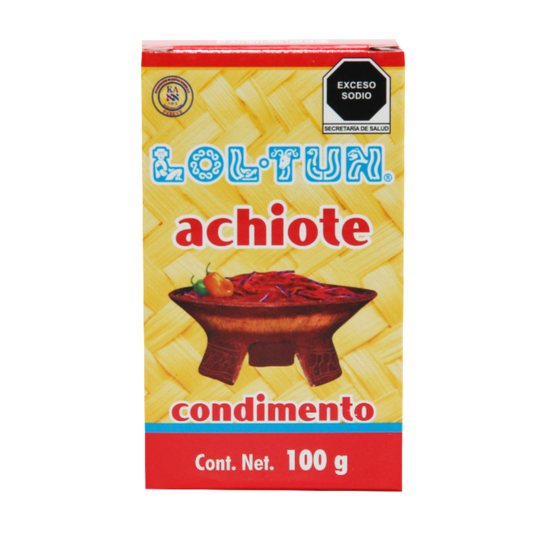 Achiote Mexican Condiment and Flavoring and Natural Colorant for Mexican Food such as Cochinita Pibil