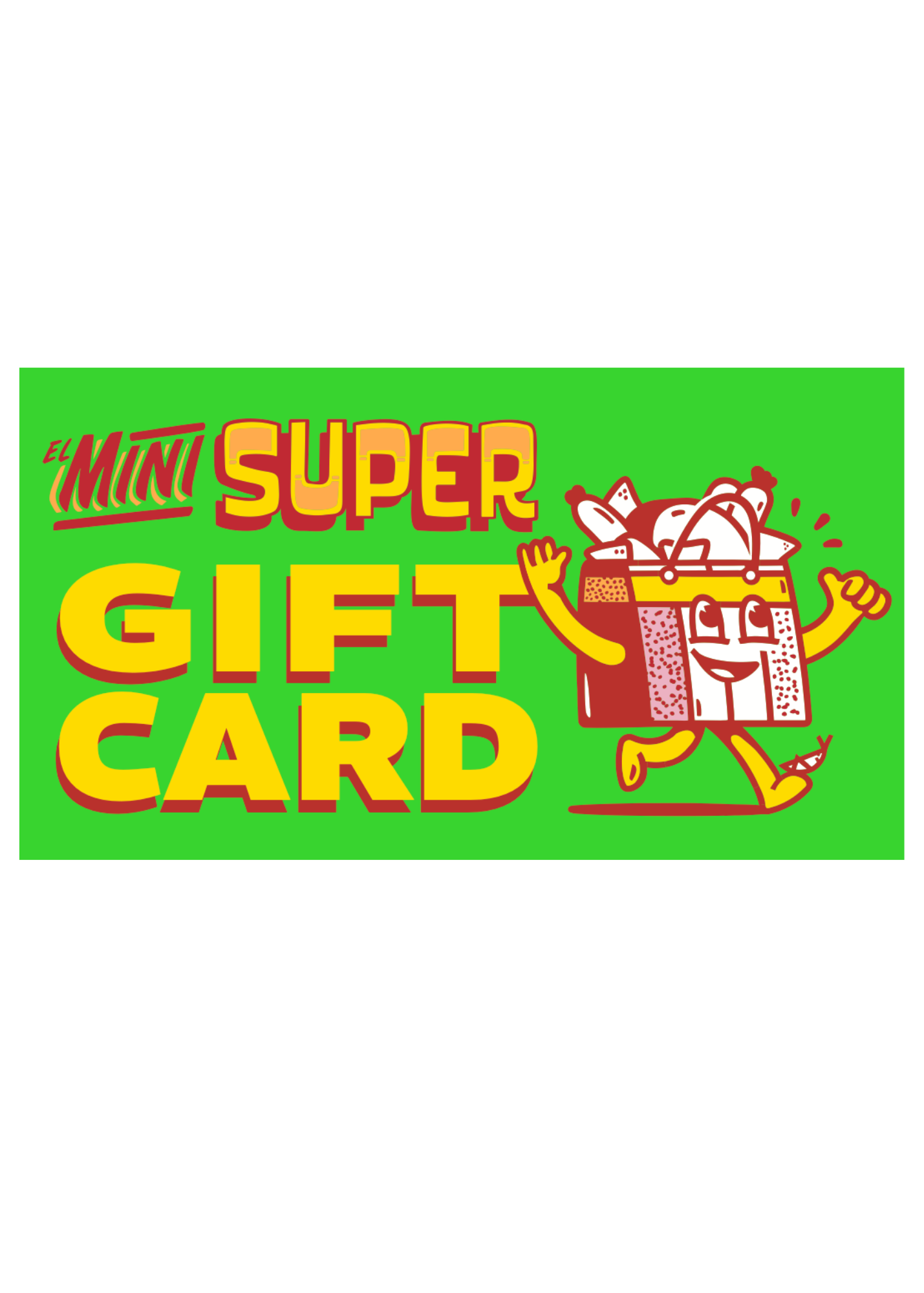 GEDRUCKTE GESCHENKKARTE