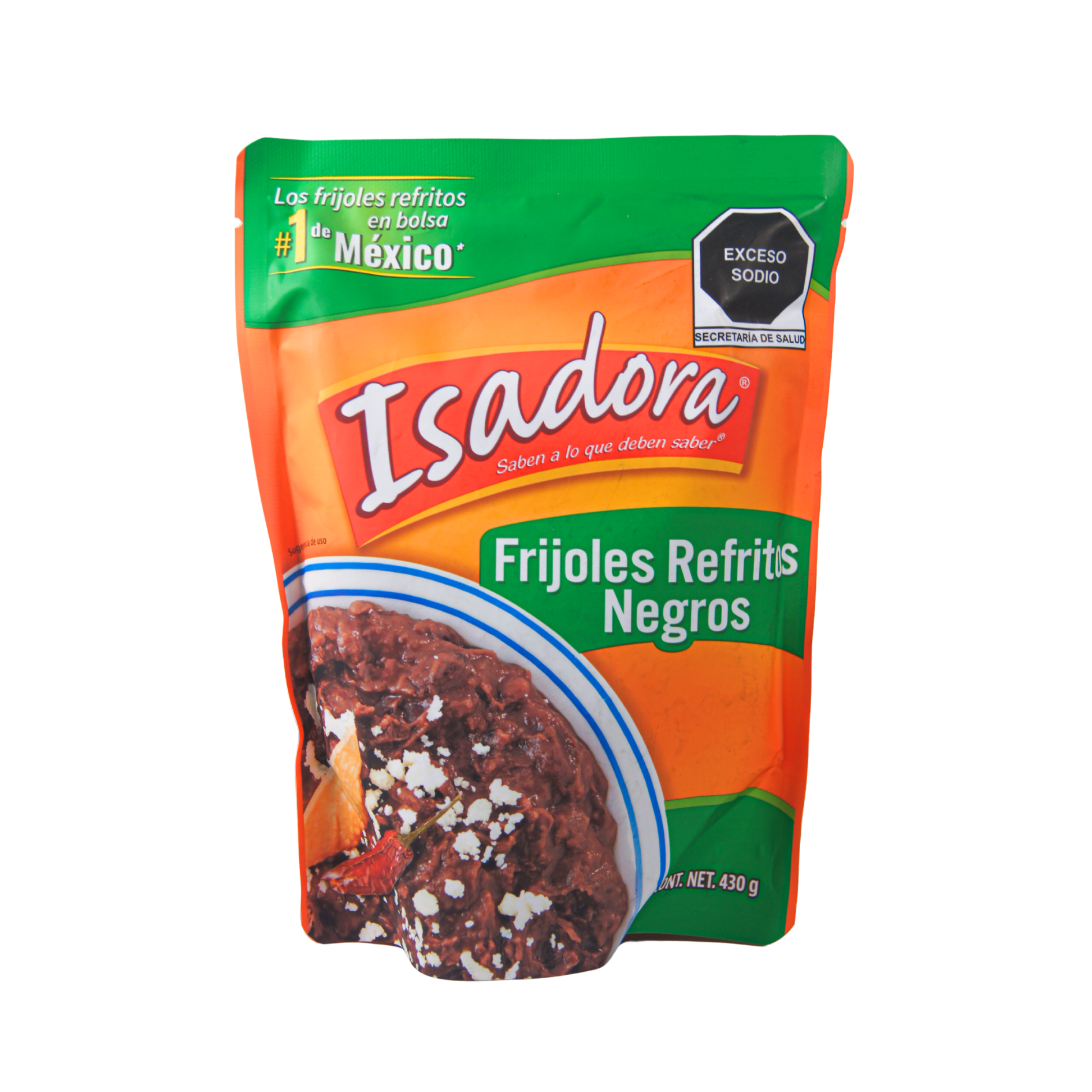 Isadora Frijoles Refritos Negros – 430g