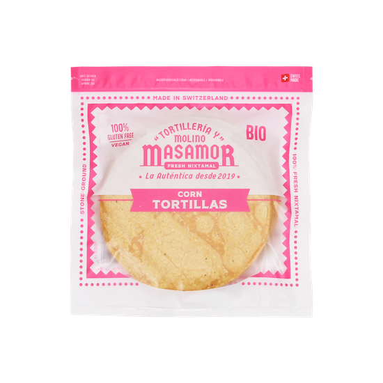 Masamor Organic Corn Tortillas – Yellow and White Corn