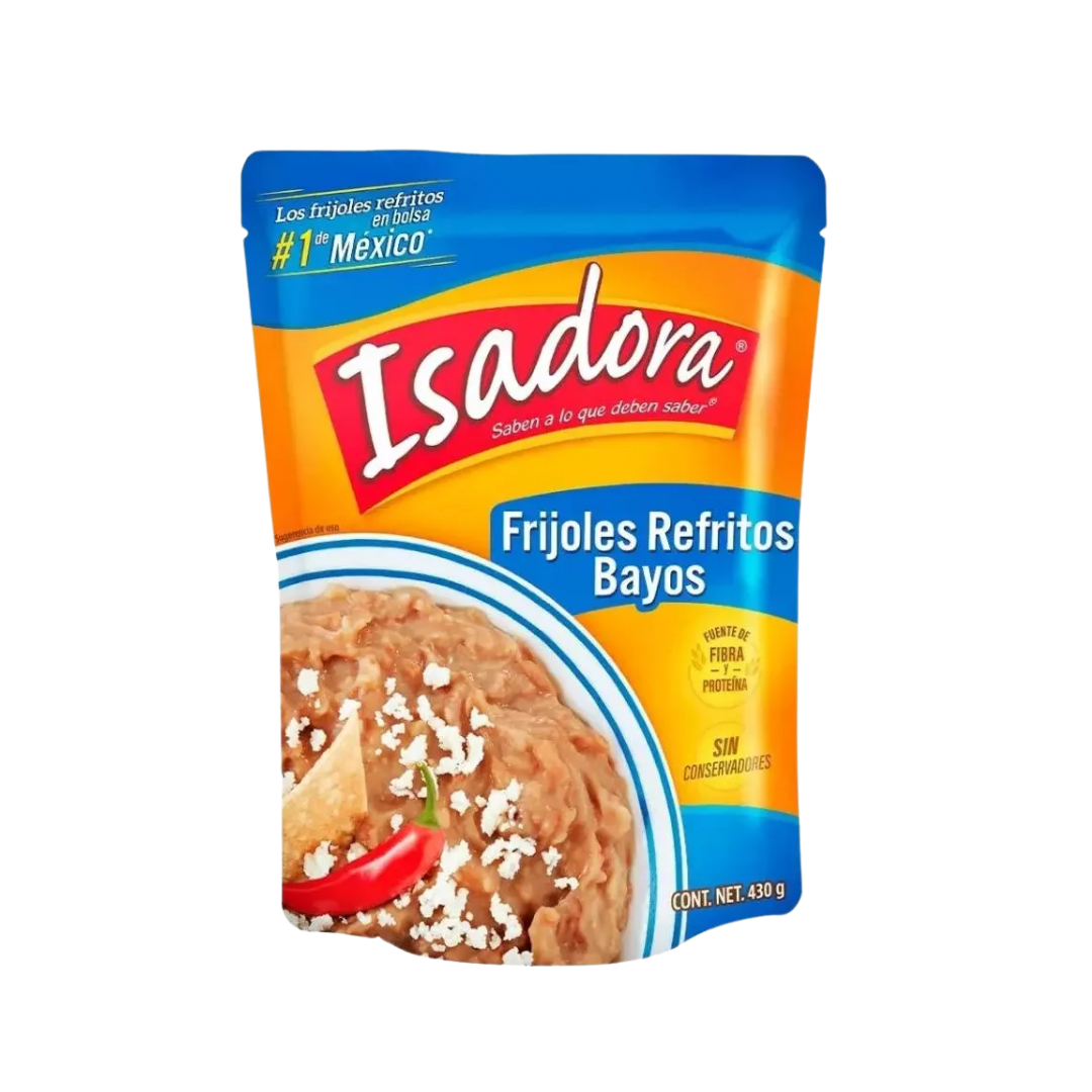 Isadora Frijoles Refritos Bayos – 430g