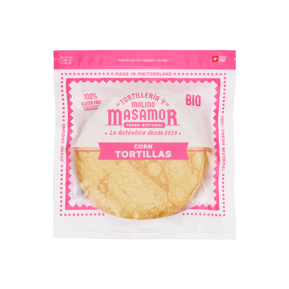 Masamor Organic Corn Tortillas – Yellow and White Corn
