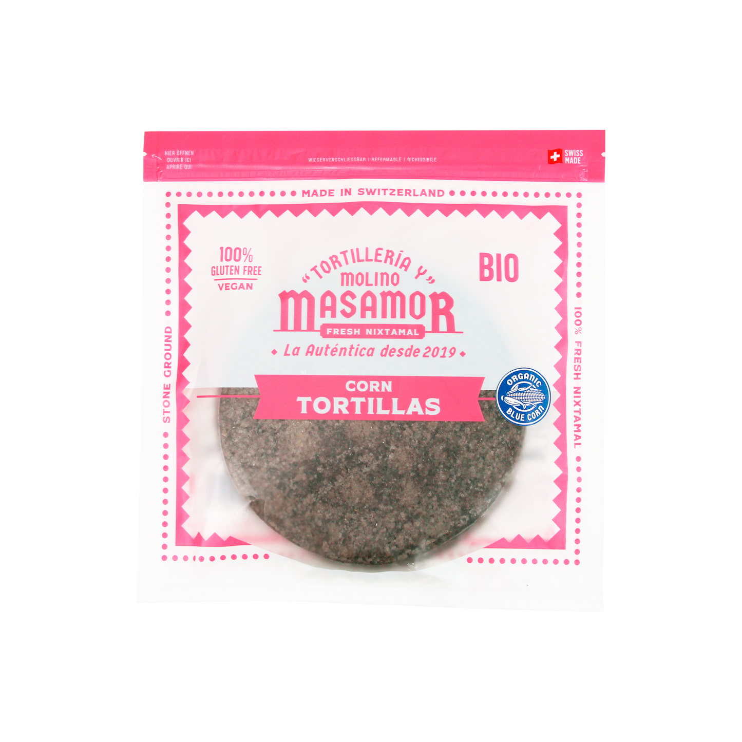 Organic Corn Tortillas - Blue Corn