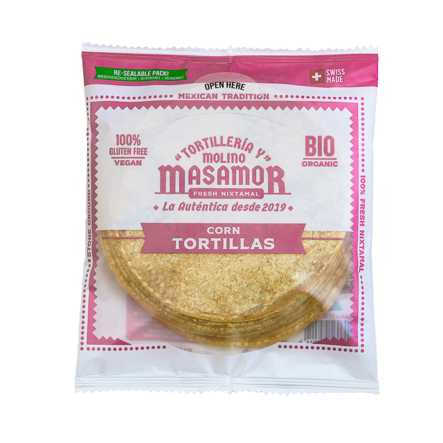 Masamor Organic Corn Tortillas – Yellow and White Corn